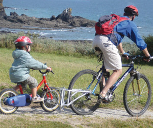 bambini in bicicletta