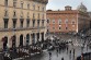 Sergio Mattarella e Matteo Renzi scortati da Piazza Venezia al Quirinale, 3 febbraio 2015. 
(GABRIEL BOUYS/AFP/Getty Images)