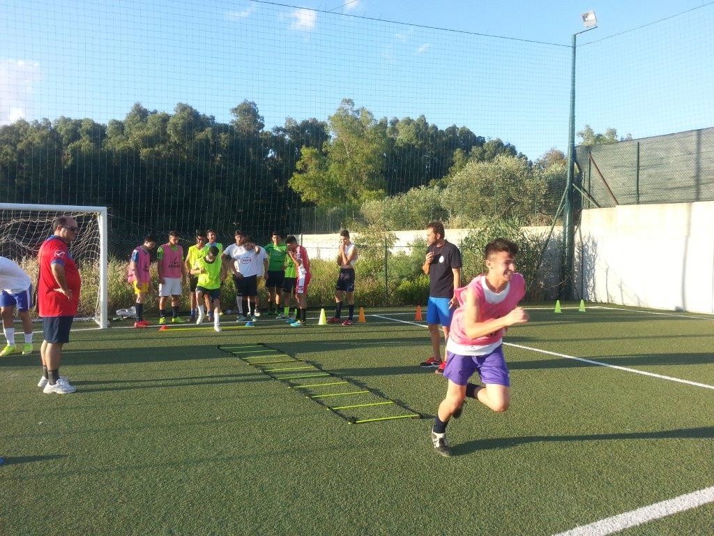 Calcio - Privitera e Costantino diriggono un allenamento